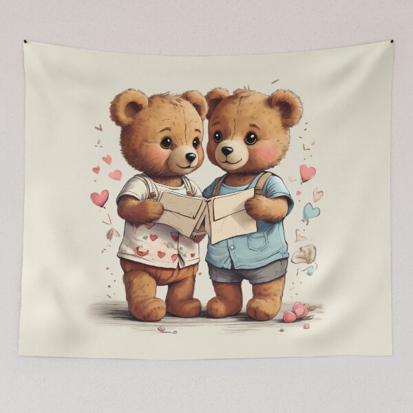 Item preview, Valentine Teddys In Love designed and sold by BajanTees.