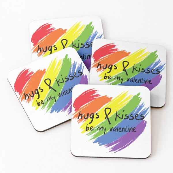 Item preview, Painting Pride Heart Hug & Kisses be my Valentine designed and sold by teaw-teaw.