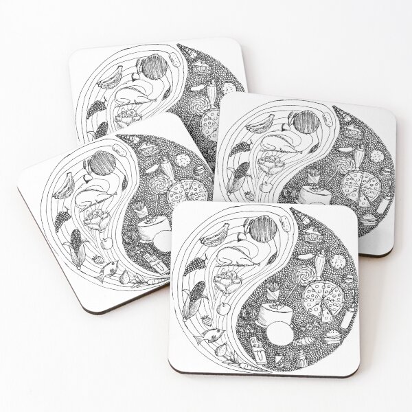 Item preview, Healthy/Unhealthy Yin Yang designed and sold by Marian Hayes.