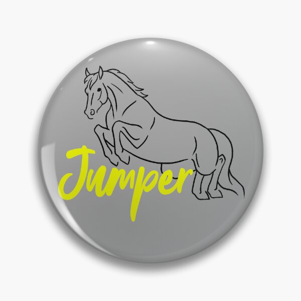 Item preview, Jumping Horse Sketch with Yellow Text designed and sold by DappledMoon.