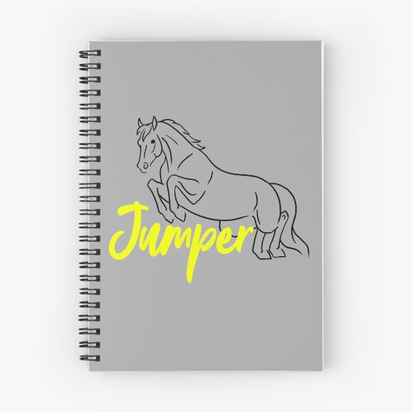 Item preview, Jumping Horse Sketch with Yellow Text designed and sold by DappledMoon.