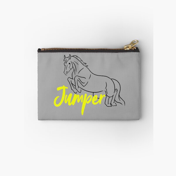 Item preview, Jumping Horse Sketch with Yellow Text designed and sold by DappledMoon.