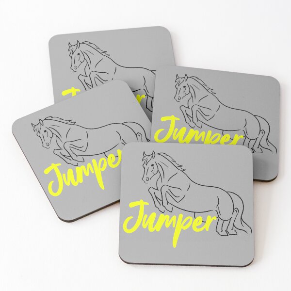 Item preview, Jumping Horse Sketch with Yellow Text designed and sold by DappledMoon.