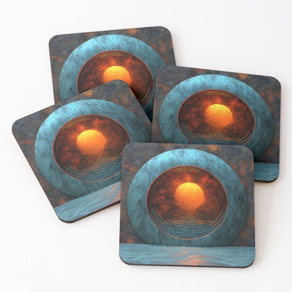 Item preview, Bronze intricate surface illuminated landscape print designed and sold by dcrc.