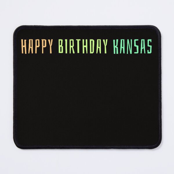 Item preview, Happy Birthday Kansas, happy Kansas day! designed and sold by EchoPrint Co..