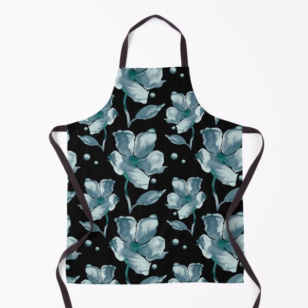 Item preview, Amelie – Moonstone Blue on Black designed and sold by Elizabeth Becker.