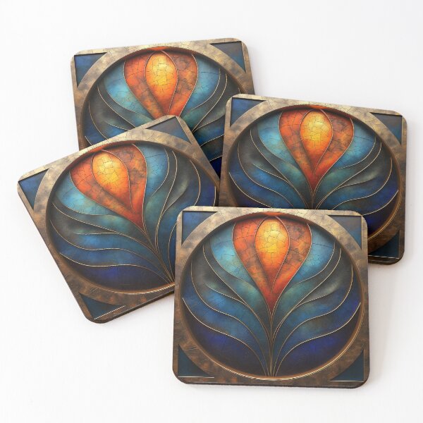Item preview, Bronze intricate surface illuminated landscape print designed and sold by dcrc.