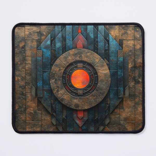 Item preview, Bronze intricate surface illuminated landscape print designed and sold by dcrc.