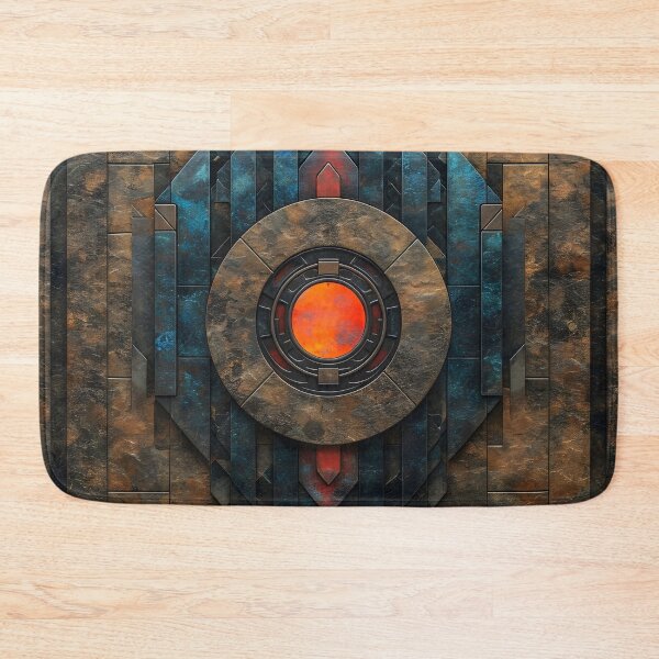 Item preview, Bronze intricate surface illuminated landscape print designed and sold by dcrc.