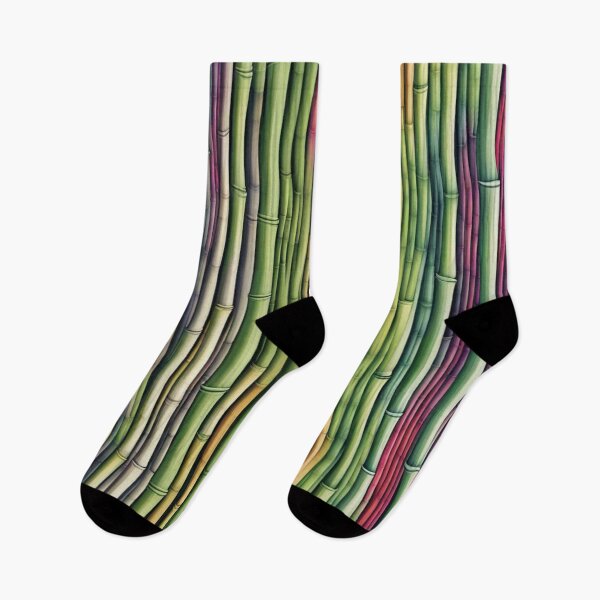 Item preview, Abstract Colorful Bamboo Pattern designed and sold by calibrit.