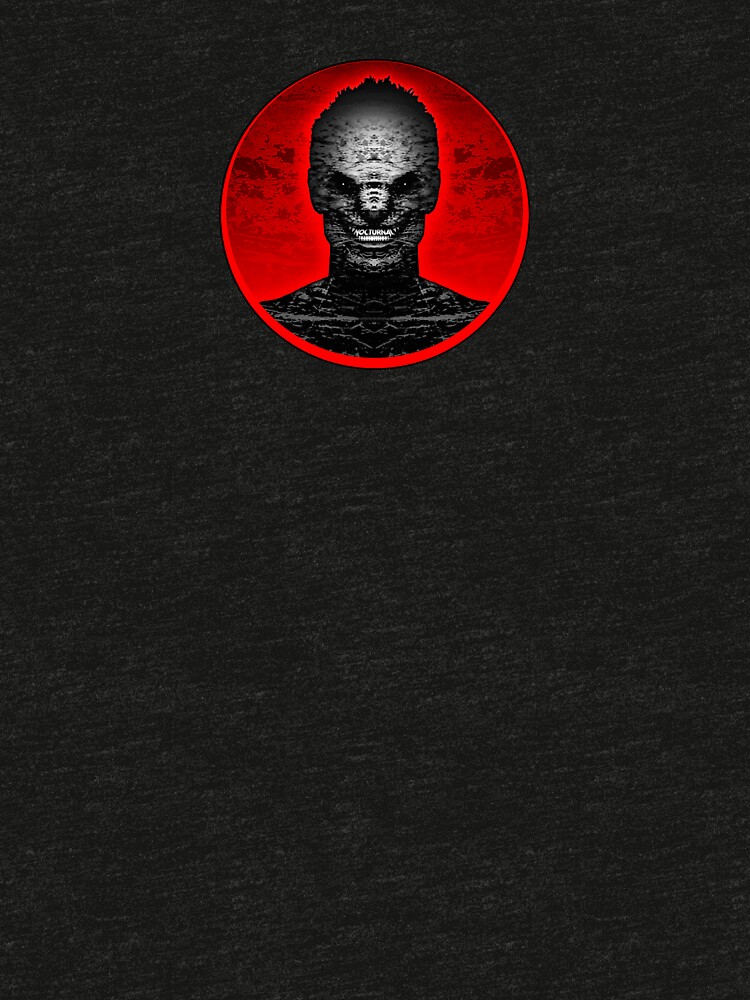 Thumbnail 7 of 7, Tri-blend T-Shirt, NOCTURNAL TRANSMISSIONS - smile artwork designed and sold by nocturnal-ts.