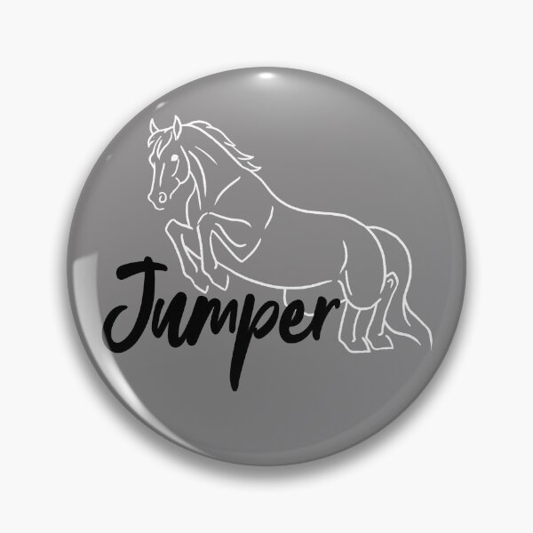 Item preview, White Jumping Horse Sketch with Black Text designed and sold by DappledMoon.