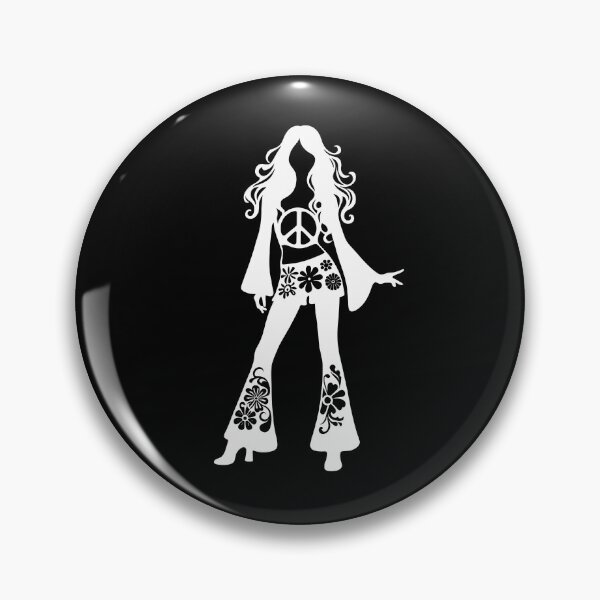Item preview, Hippie Chic Fashion Silhouette designed and sold by TeeTown Treasure.