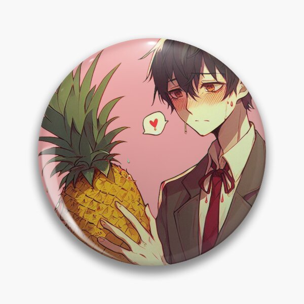 Aperçu de l'œuvre Douce affection pour l’ananas créée et vendue par ComputerContent.