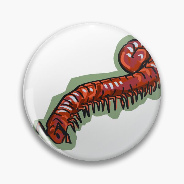 Item preview, Red Spotted Fire Millipede - wandering designed and sold by Mossymagpies.