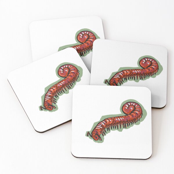 Item preview, Red Spotted Fire Millipede - wandering designed and sold by Mossymagpies.