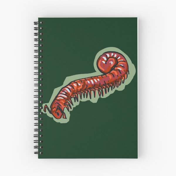 Item preview, Red Spotted Fire Millipede - wandering designed and sold by Mossymagpies.