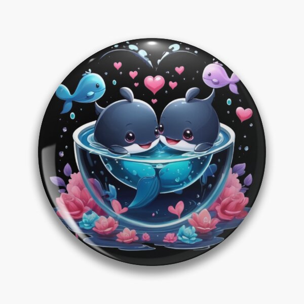 Item preview, Dolphins Valentine's Day Design – Unique Gift for Ocean Lovers designed and sold by JOY STORE 45.