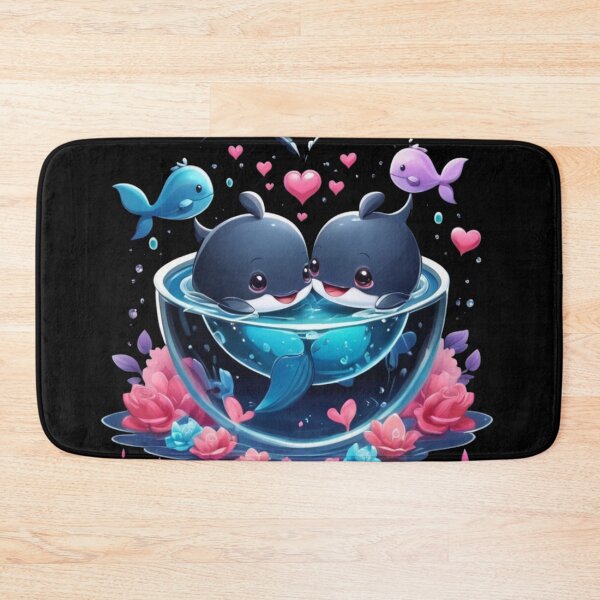 Item preview, Dolphins Valentine's Day Design – Unique Gift for Ocean Lovers designed and sold by JOY STORE 45.