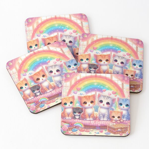 Item preview, Kitten Rainbows designed and sold by ComputerContent.