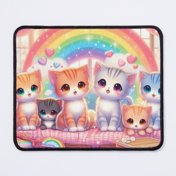 Item preview, Kitten Rainbows designed and sold by ComputerContent.