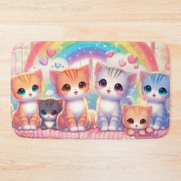 Item preview, Kitten Rainbows designed and sold by ComputerContent.
