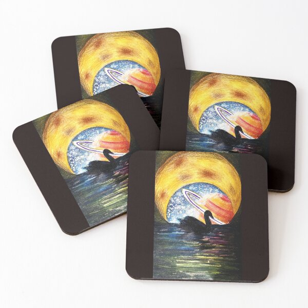 Item preview, lake at night designed and sold by Pintouniversos.