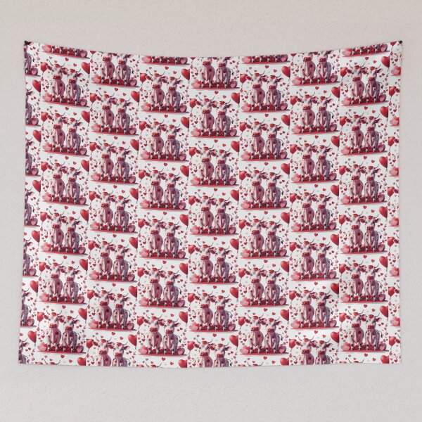 Item preview, Couple Cows With Heart  In Love designed and sold by BotunPeony.