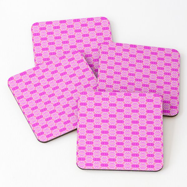 Item preview, Blush Harmony: Pink and White Geometric Elegance designed and sold by LadyLynnsCrafts.