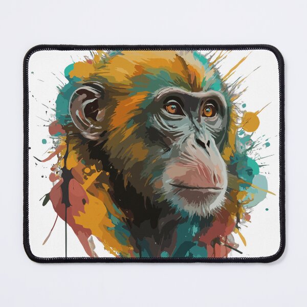 Item preview, monkey art painting designed and sold by MOLDURA Arte Decor.
