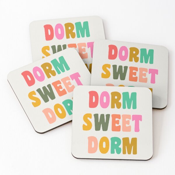 Item preview, Dorm Sweet Dorm Colorful College Student Design designed and sold by JuneJournal.