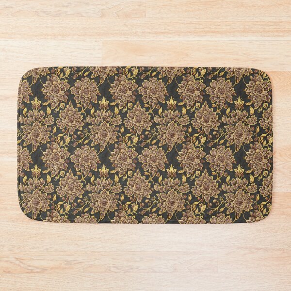 Item preview, Vintage of gold flowers Thai Kanok design  designed and sold by Alla1111.