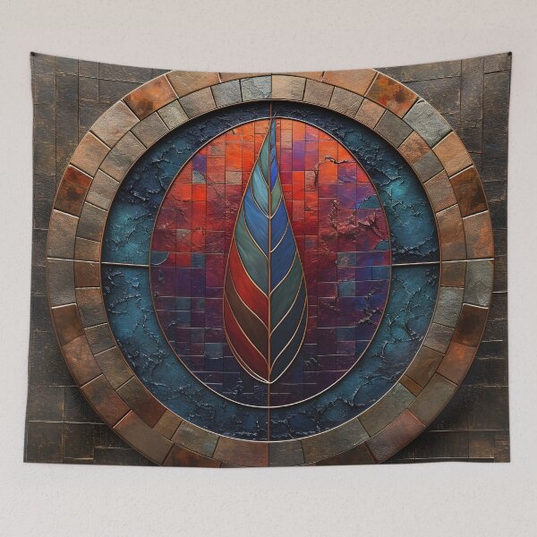 Item preview, Bronze intricate surface illuminated landscape print designed and sold by dcrc.