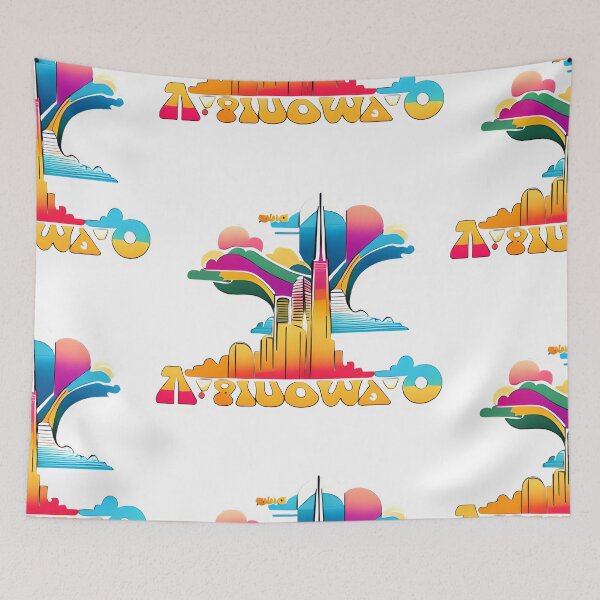 Artikelvorschau, Psychedelic Fantasy Land Skyline 3 entworfen und verkauft von Chubuter.