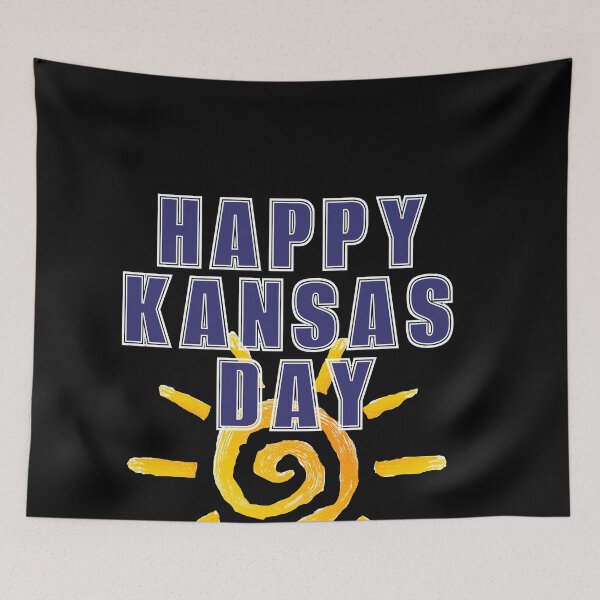 Item preview, Happy Kansas day! designed and sold by EchoPrint Co..