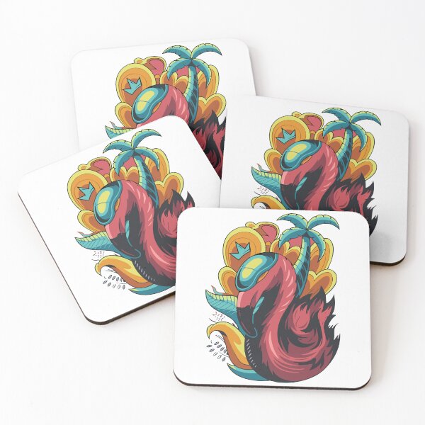 Item preview, Retro Flamingo designed and sold by The  Qash.