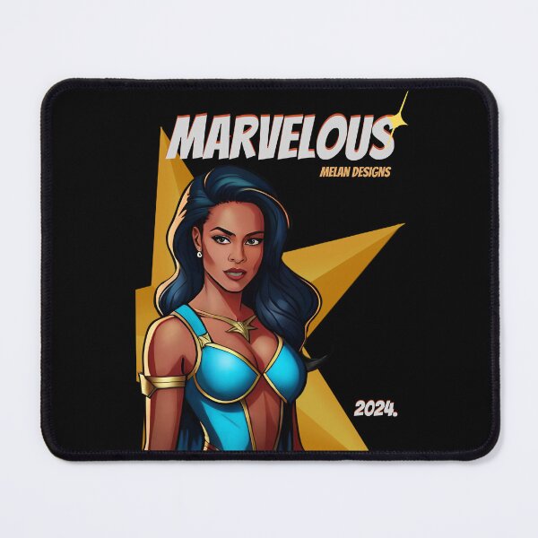 Item preview, Superhero Woman Marvelous 2024 Inspirational Ebony Star Comic  designed and sold by Melan Designs.