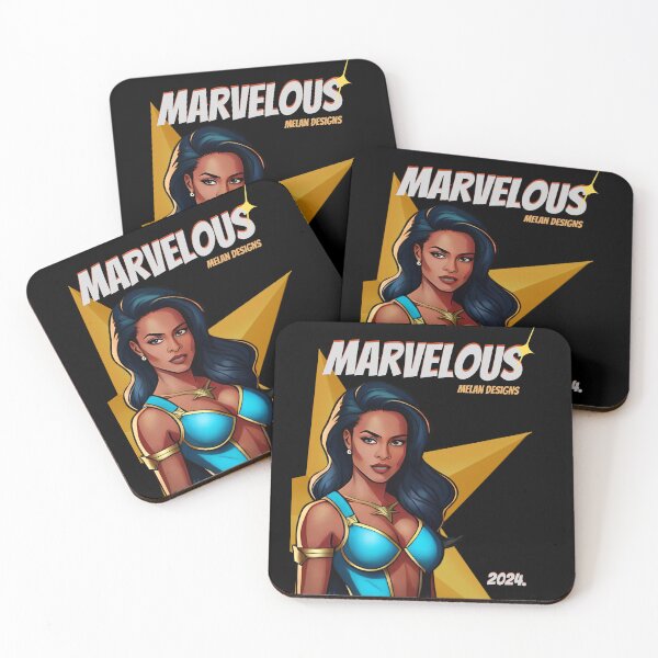 Item preview, Superhero Woman Marvelous 2024 Inspirational Ebony Star Comic  designed and sold by Melan Designs.