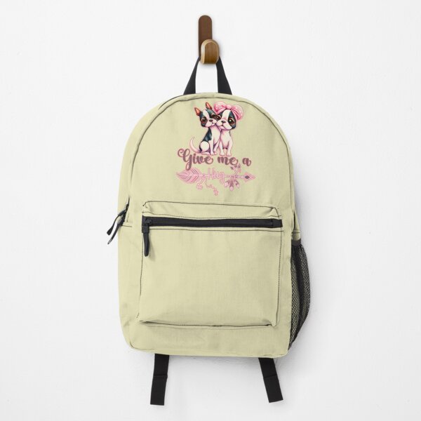 Item preview, Give me a hug funny French bulldog couple with boho arrow designed and sold by JoyOfHopeStore.