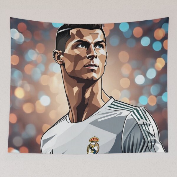 Item preview, Ronaldo CR7 Cristiano The GOAT  Artwork Futbol Soccer designed and sold by The-GOAT-Store.