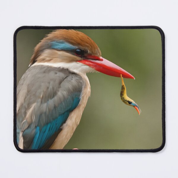 Item preview, Brown Hooded Kingfisher designed and sold by Dunc Ebedes.