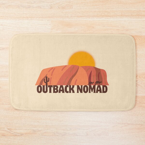 Item preview, Outback Nomad Australia Desert Vector Art designed and sold by FlammableTacoTS.