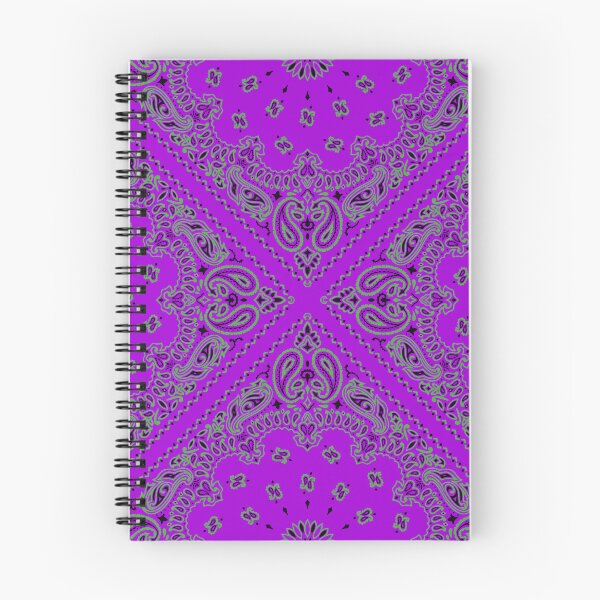 Item preview, Classic Paisley Bandana Reverse Pattern, Green Purple designed and sold by ravenxous.