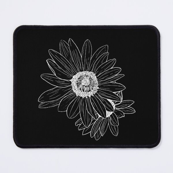 Item preview, Double Sunflower Line Illustration designed and sold by Moon Dog Art.