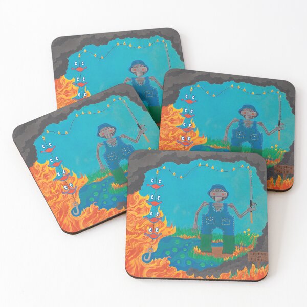 Item preview, Fishing For Fishies - King Gizzard and the Lizard Wizard designed and sold by ShibaInuHQ.