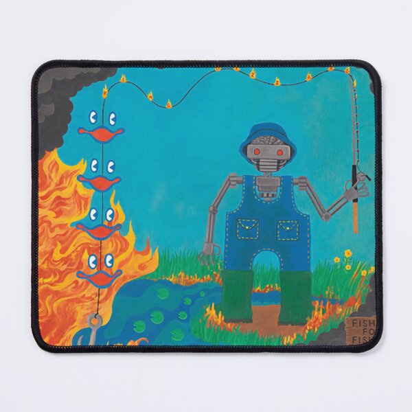 Item preview, Fishing For Fishies - King Gizzard and the Lizard Wizard designed and sold by ShibaInuHQ.
