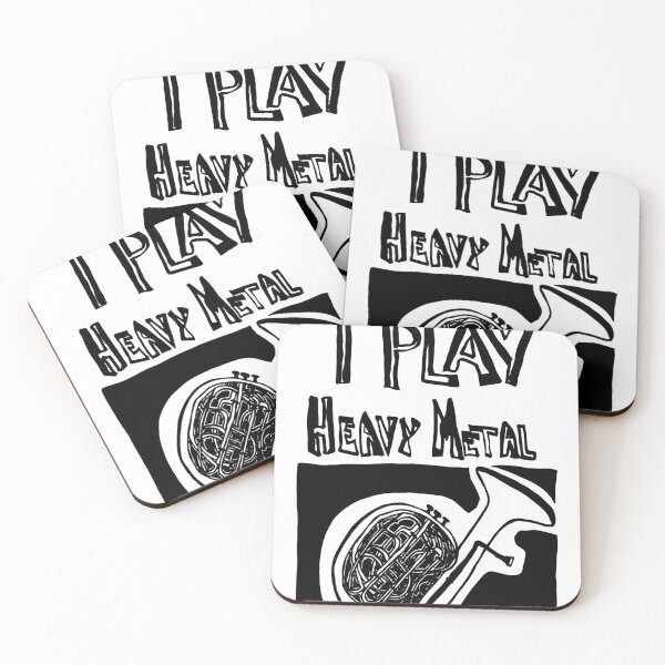 Item preview, I Play Heavy Metal designed and sold by EmbellishMesh.