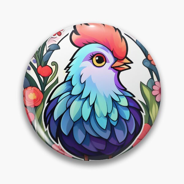 Item preview, Flower Farm Chickens designed and sold by Cardsurveyors.