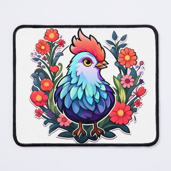 Item preview, Flower Farm Chickens designed and sold by Cardsurveyors.