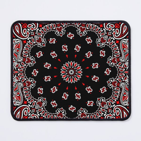 Item preview, Classic Paisley Bandana, Black and Red designed and sold by ravenxous.